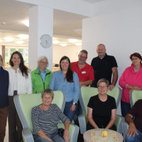 Thomas Leikam, Einrichtungsleiter AWO Pflegeheim Petersgmünd und Sabrina Hoffinger, stellvertretende Vorsitzende der SPD Georgensgmünd und Gemeinderätin